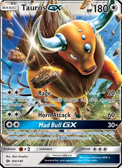 Tauros GX, Sun & Moon No. 100 Normal