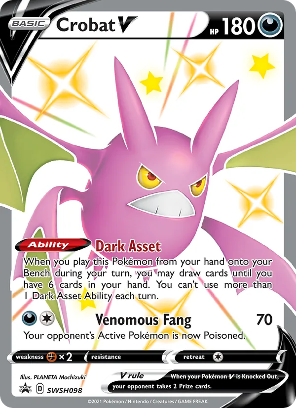 Crobat V, SWSH Black Star Promos No. SWSH098