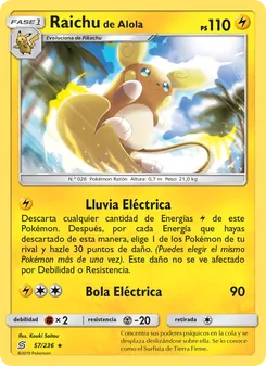 Raichu de Alola, Mentes Unidas Nº 57 Normal