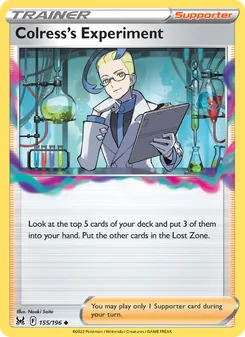 Colress's Experiment, Lost Origin Nº 155 Normal