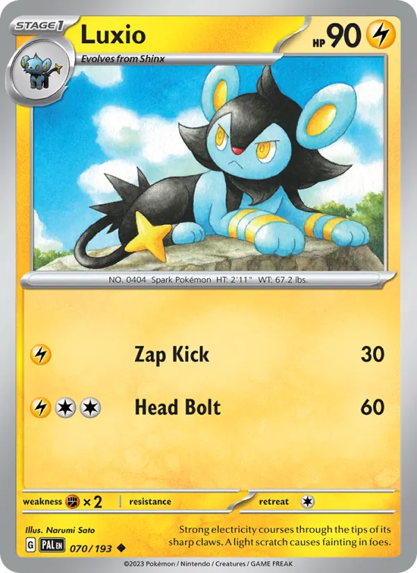 Luxio, Paldea Evolved No. 070