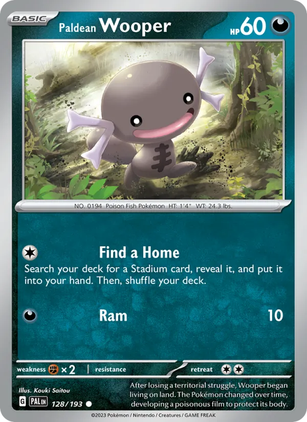 Paldean Wooper, Paldea Evolved No. 128