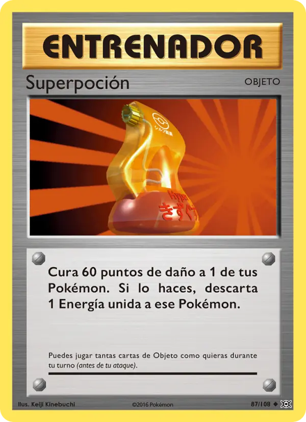 Superpoción, Evoluciones No. 87