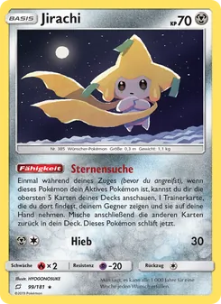 Jirachi, Teams Sind Trumpf Nº 99 Normal