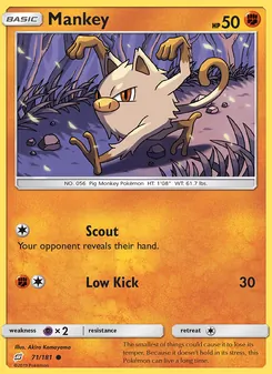 Mankey, Team Up No. 71 Normal