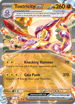 Toxtricity ex, Paradox Rift Nº 100 Holo