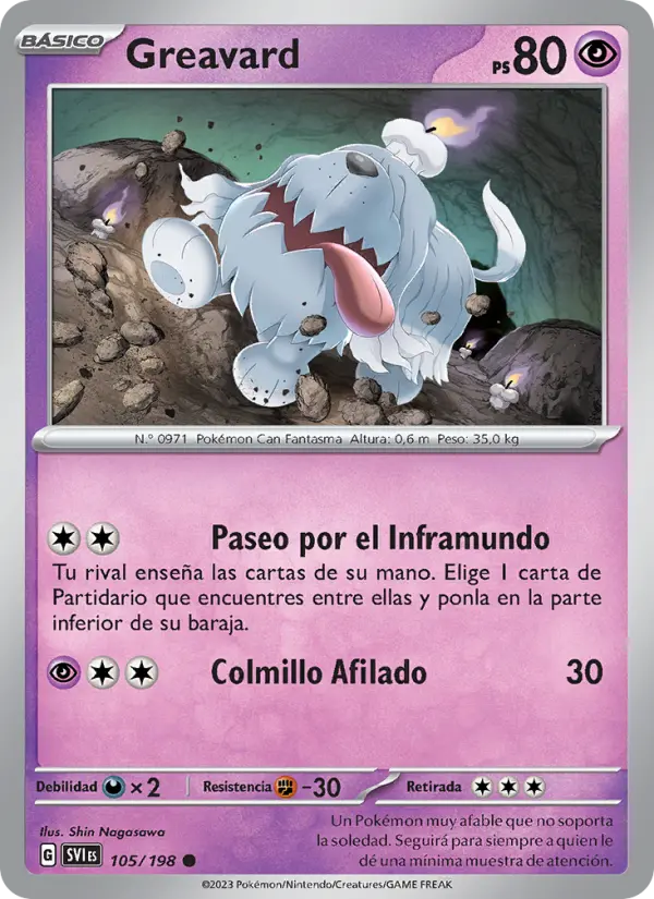 Greavard, Escarlata y Púrpura Nº 105