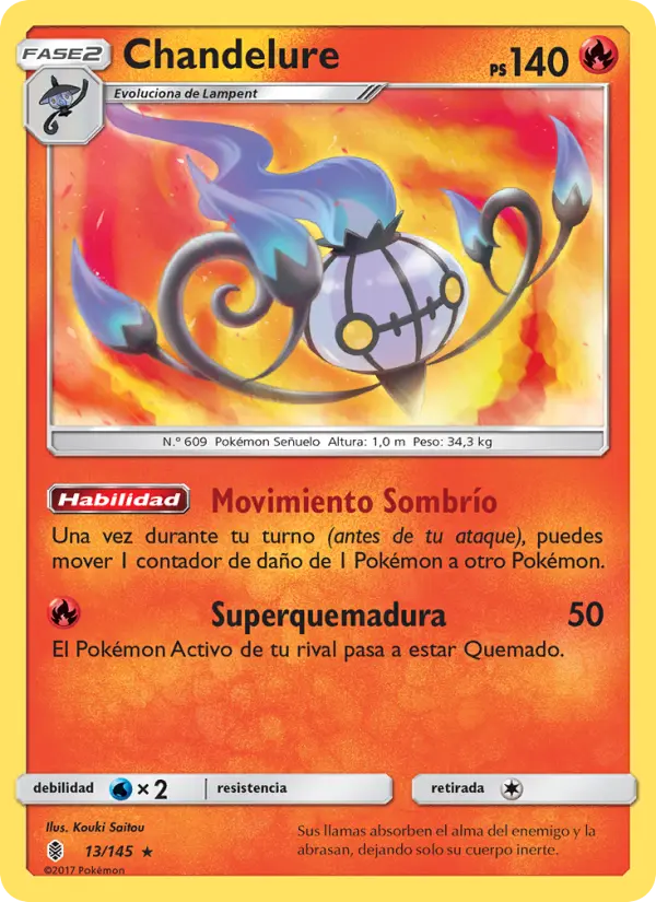 Chandelure, Albor de Guadianes No. 13