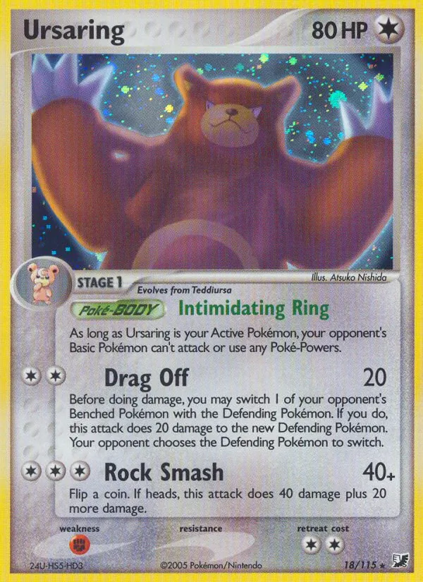 Ursaring, Unseen Forces Nº 18