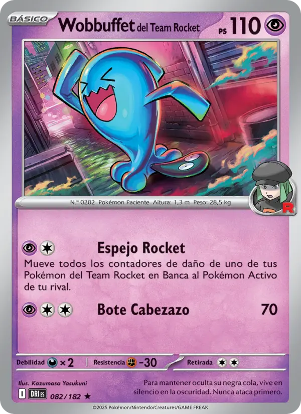 Wobbuffet del Team Rocket, Rivales Predestinados No. 082