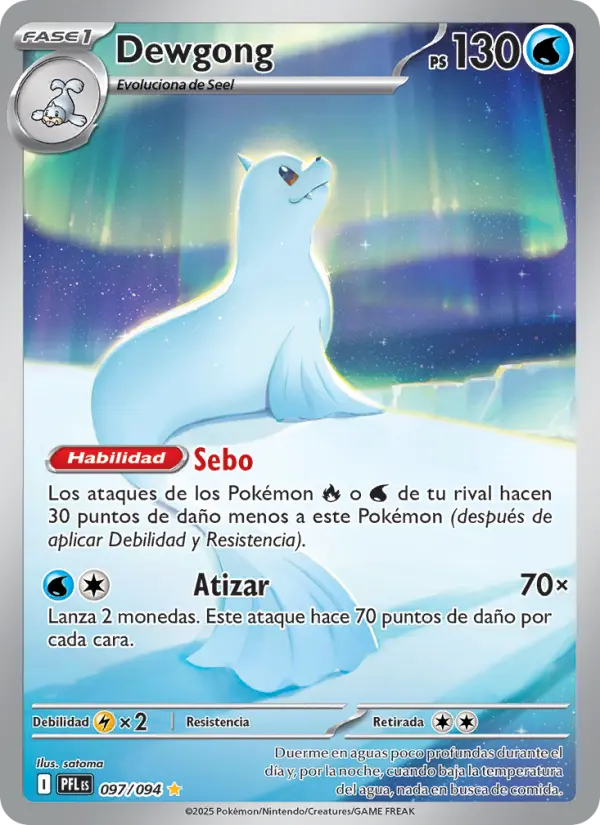 Dewgong, Fuegos Fantasmales No. 097