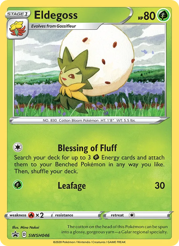 Eldegoss, SWSH Black Star Promos No. SWSH046