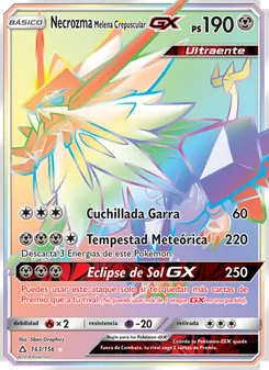 Necrozma Melena Crepuscular GX, Ultraprisma Nº 163 Normal