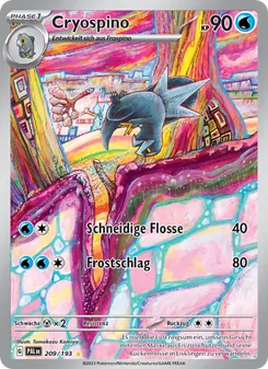 Cryospino, Entwicklungen in Paldea No. 209 Holo