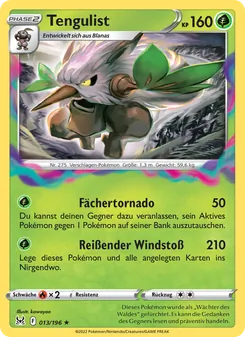 Tengulist, Verlorener Ursprung Nº 013 Reverse