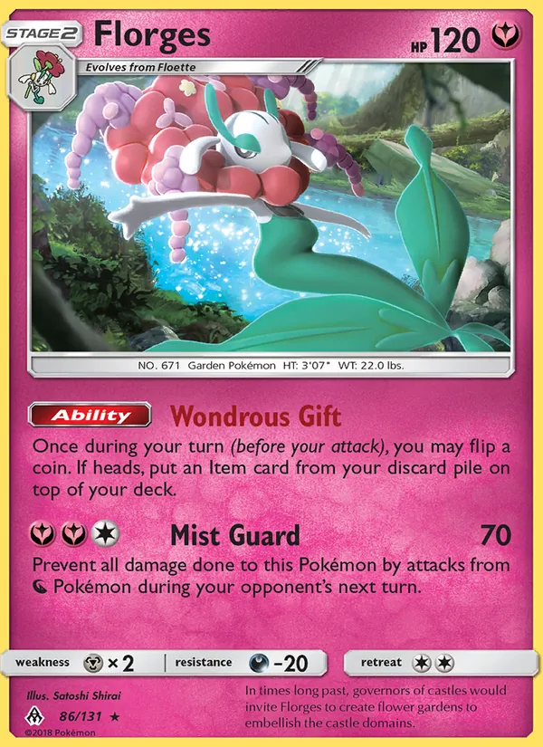 Florges, Forbidden Light No. 86