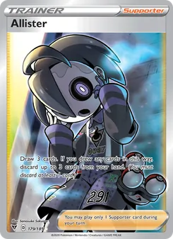 Allister, Vivid Voltage No. 179 Holo
