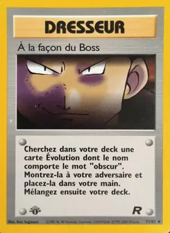 À la façon du Boss, Team Rocket No. 73 Normal