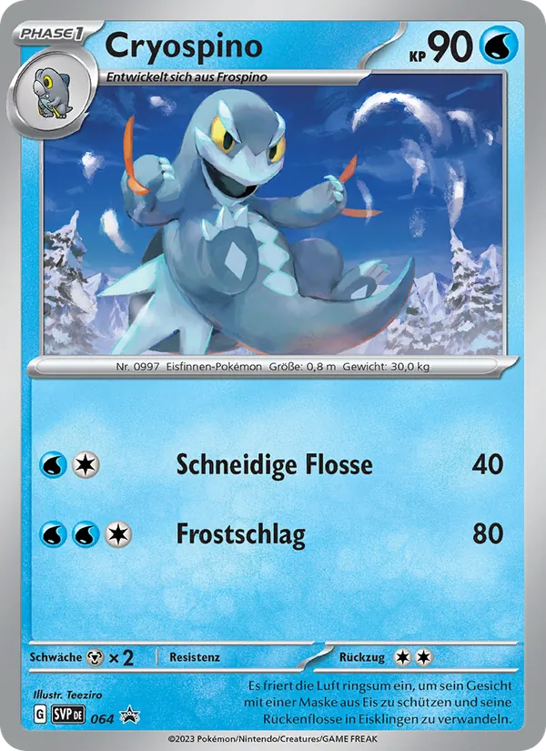 Cryospino, SVP Black Star Promos Nº 064