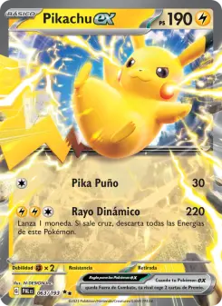 Pikachu ex, Evoluciones en Paldea No. 063 Holo