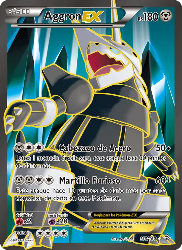 Aggron EX, Duelos Primigenios Nº 153