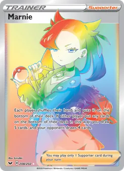 Marnie, Sword & Shield Nº 208 Holo