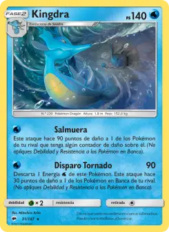 Kingdra, Sombras Ardientes No. 31 Holo