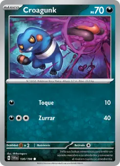 Croagunk, Escarlata y Púrpura Nº 130 Normal