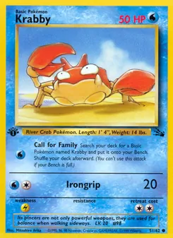Krabby, Fossil No. 51 Normal