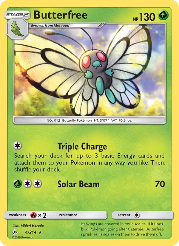 Butterfree, Unbroken Bonds Nº 4
