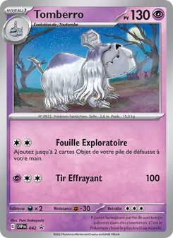 Tomberro, SVP Black Star Promos No. 042 Holo