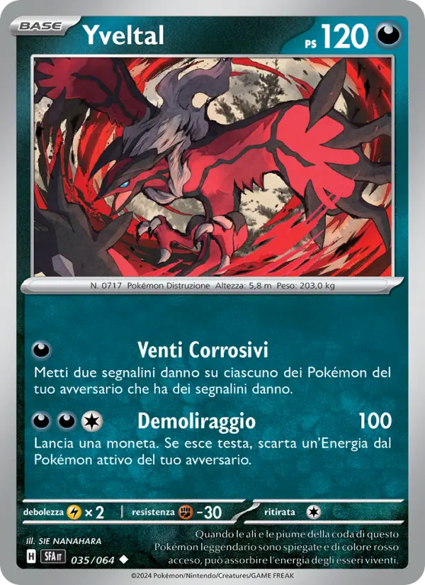 Yveltal, Segreto Fiabesco No. 035
