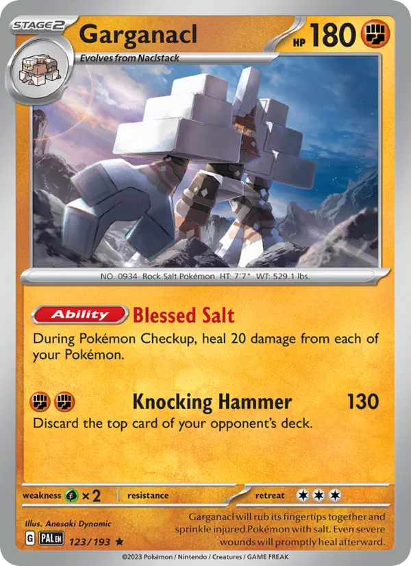 Garganacl, Paldea Evolved No. 123