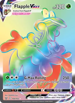 Flapple VMAX, Battle Styles No. 164 Holo