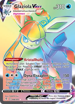 Glaziola VMAX, Drachenwandel No. 208 Holo