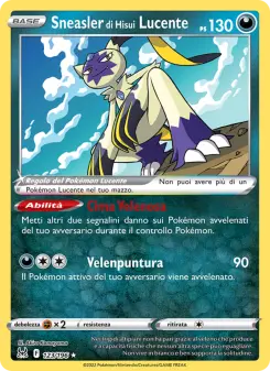 Sneasler di Hisui Lucente, Origine Perduta No. 123 Holo