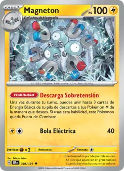 Magneton, Chispas Fulgurantes No. 059 Normal
