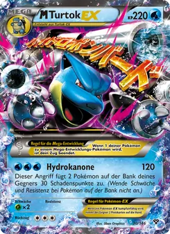 M-Turtok EX, XY Nº 30 Normal