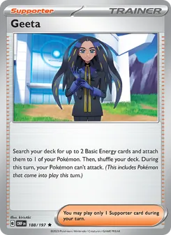 Geeta, Obsidian Flames No. 188 Holo