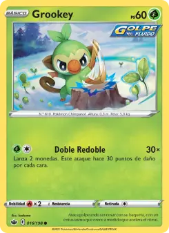 Grookey, Reinado Escalofriante No. 16 Normal