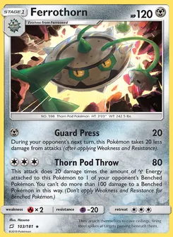 Ferrothorn, Team Up No. 103 Normal