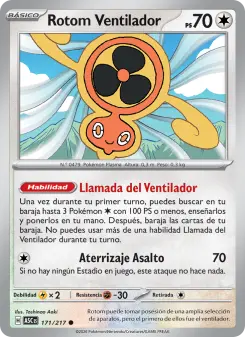Rotom Ventilador, Héroes Ascendentes Nº 171 Normal
