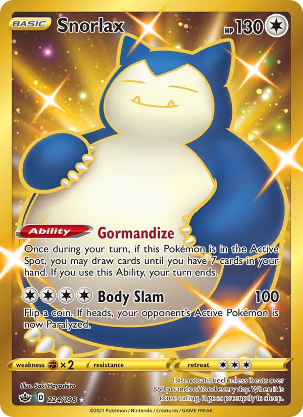 Snorlax, Chilling Reign No. 224