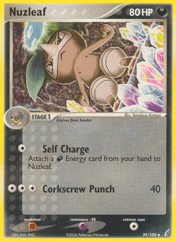 Nuzleaf, Crystal Guardians Nº 39