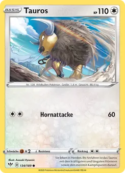 Tauros, Flammende Finsternis No. 134 Normal