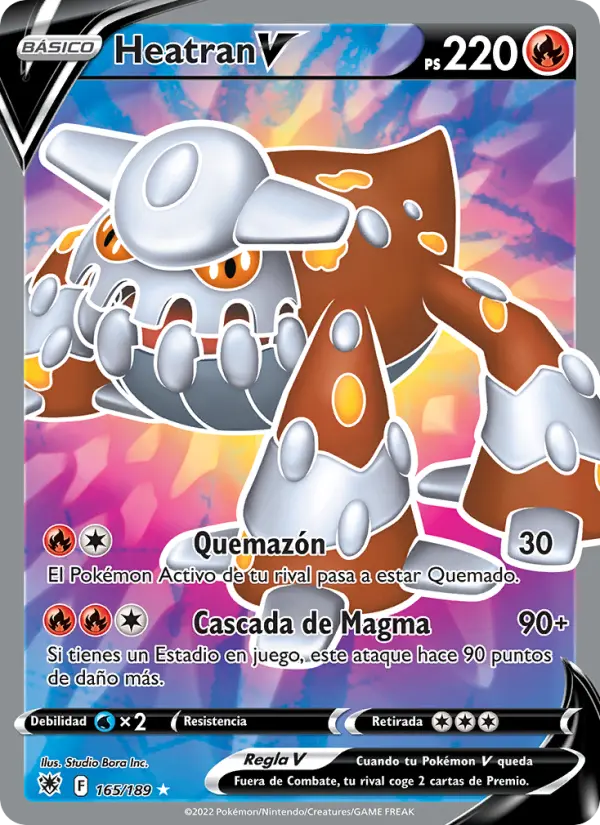 Heatran V, Resplandor Astral Nº 165