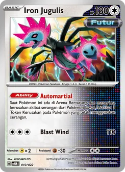 Iron Jugulis, Miraidon ex Futur Nº 010 Normal