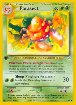 Parasect, Neo Revelation Nº 35 Normal