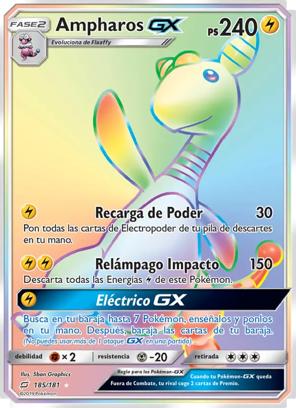 Ampharos GX, Union de Aliados No. 185