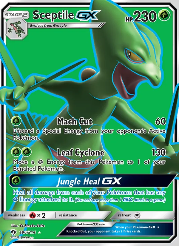 Sceptile GX, Lost Thunder Nº 196
